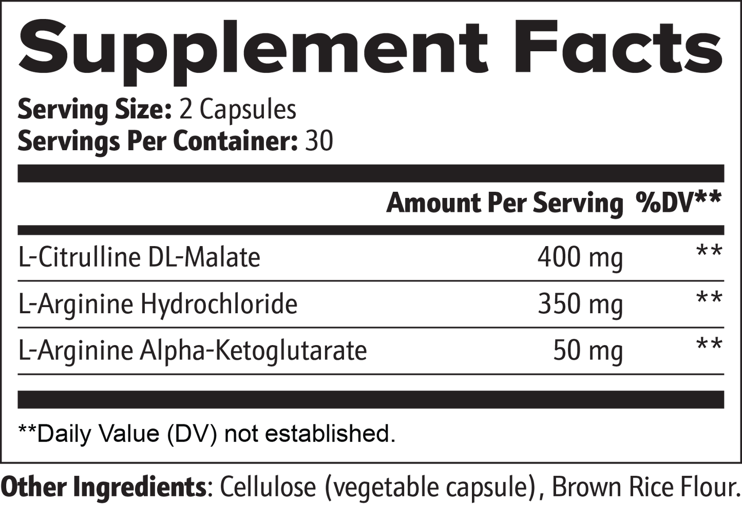 L-Citrulline & L-Arginine Stack