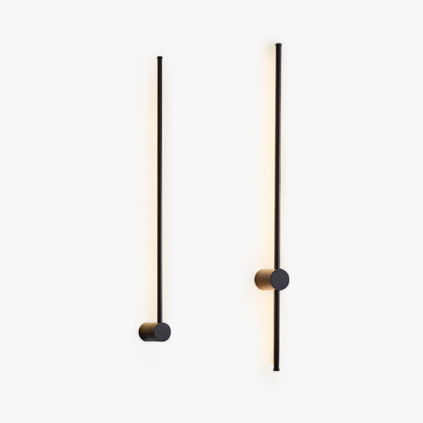 Adjustable Minimalist Linear Outdoor Wall Light Black