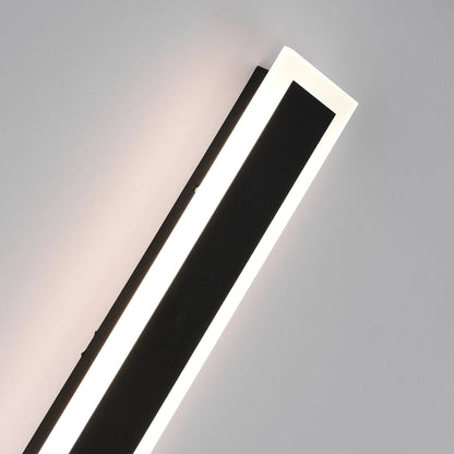 Modern LED Outdoor Wall Light | Waterproof Matte Black