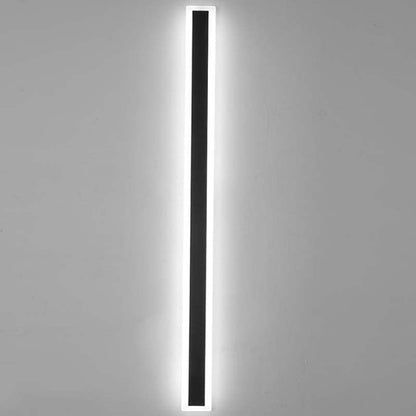 Modern LED Outdoor Wall Light | Waterproof Matte Black