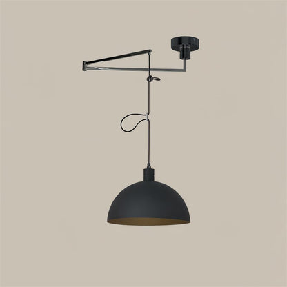 Adjustable Metal Pendant Light for Focused Illumination