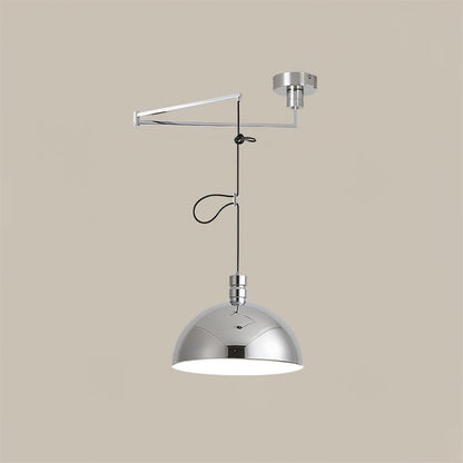 Adjustable Metal Pendant Light for Focused Illumination