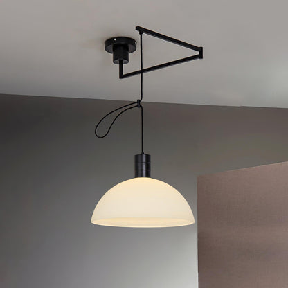 Adjustable Metal Pendant Light for Focused Illumination