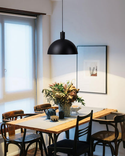 Adjustable Metal Pendant Light for Focused Illumination