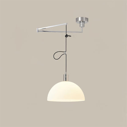 Adjustable Metal Pendant Light for Focused Illumination