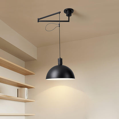 Adjustable Metal Pendant Light for Focused Illumination