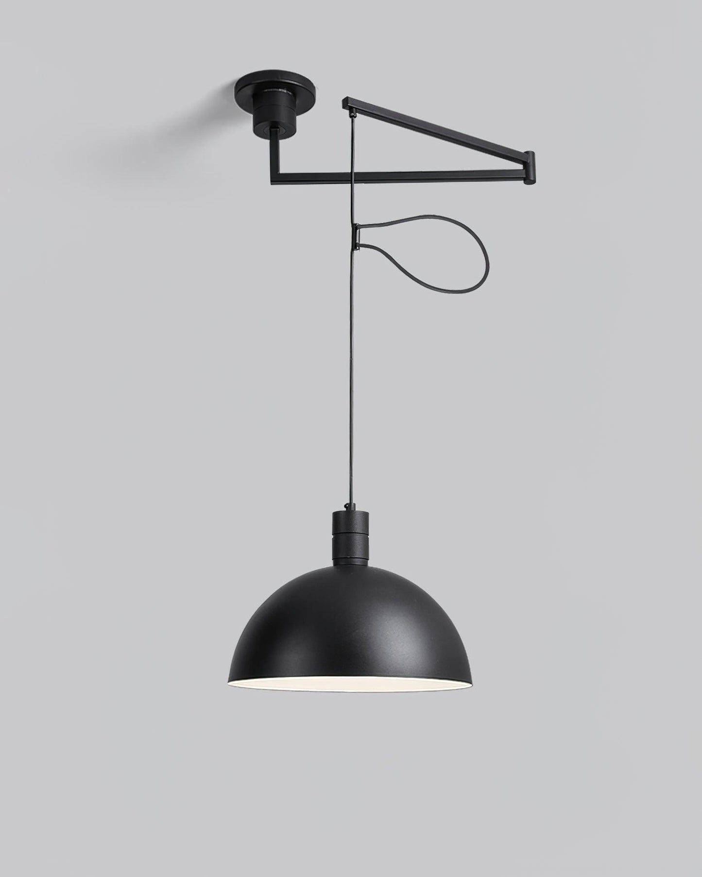 Adjustable Metal Pendant Light for Focused Illumination