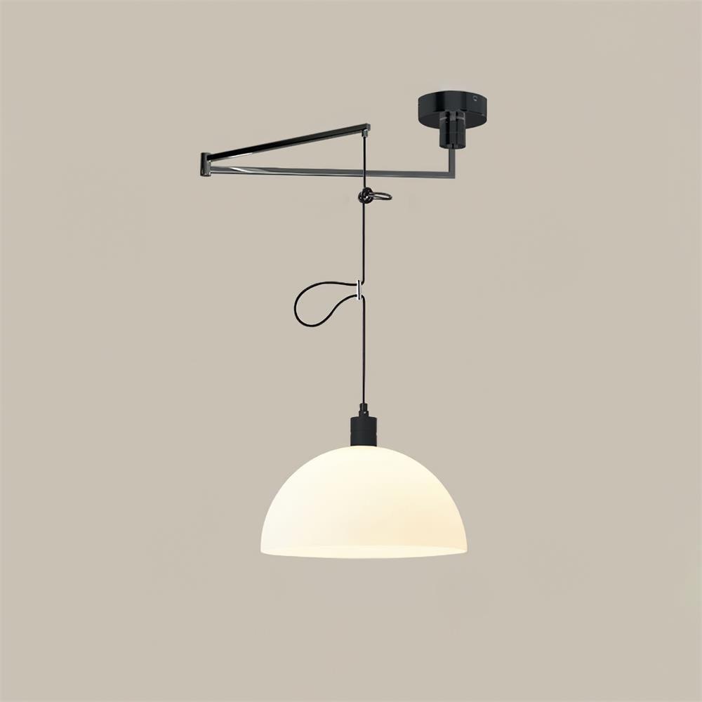 Adjustable Metal Pendant Light for Focused Illumination