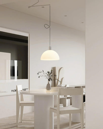 Adjustable Metal Pendant Light for Focused Illumination