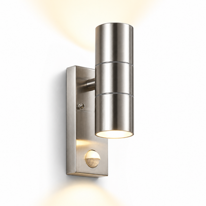Modern Outdoor Security Wall Light with Motion Detection
