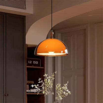 Adjustable Swing Arm Pendant Lamp With Wood Accents For Ambient Lighting