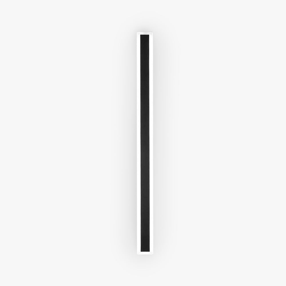 Modern LED Outdoor Wall Light | Waterproof Matte Black