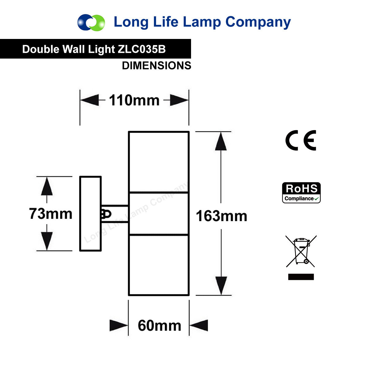 Modern Outdoor Security Wall Light with Motion Detection
